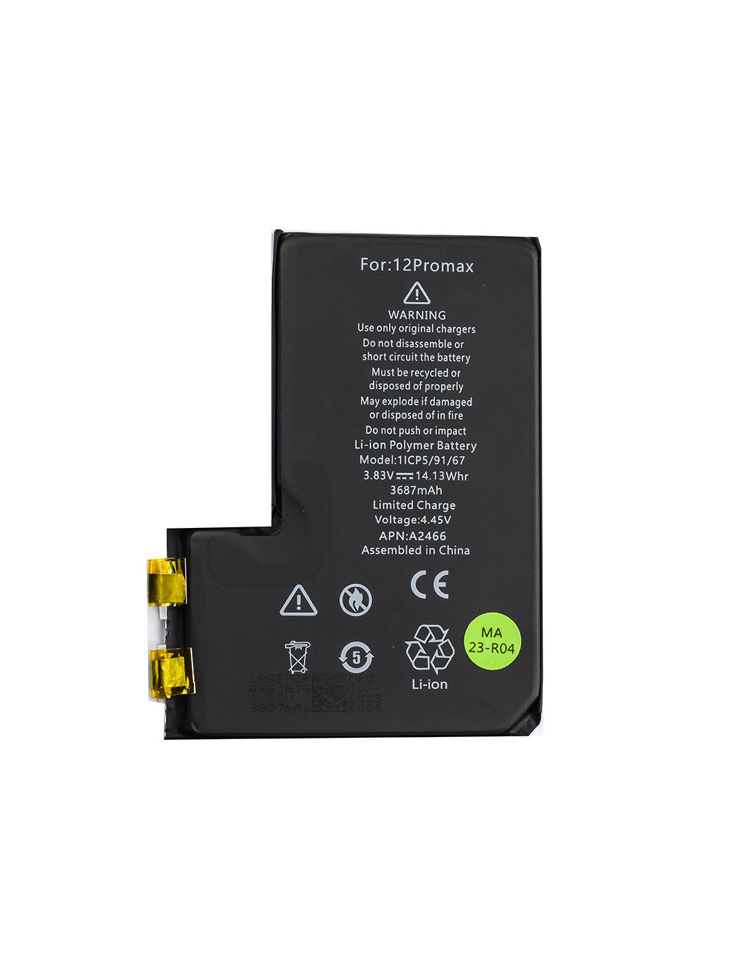 iPhone 12 Pro Max Battery - Without Board - OEM Quality