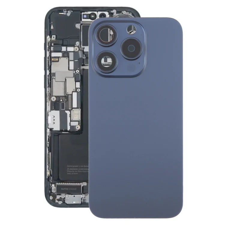 OEM iPhone 15 Pro Max Battery Back Cover with Camera Lens Cover + MagSafe Magnet
