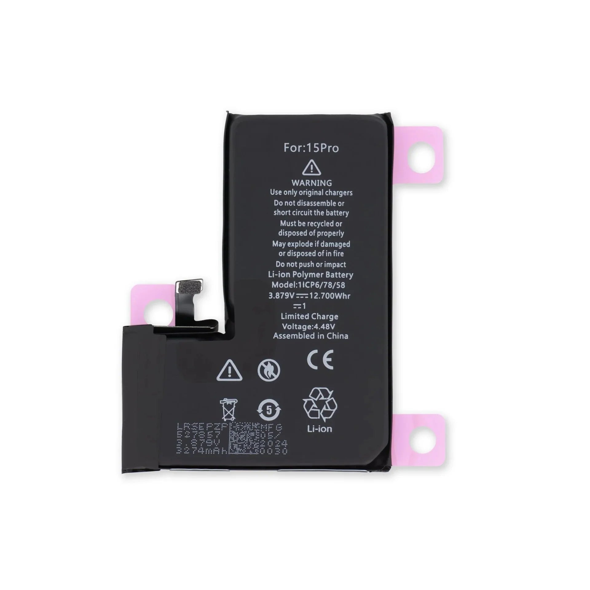 iPhone 15 Pro Diagnostic OEM Battery Message “Genuine”