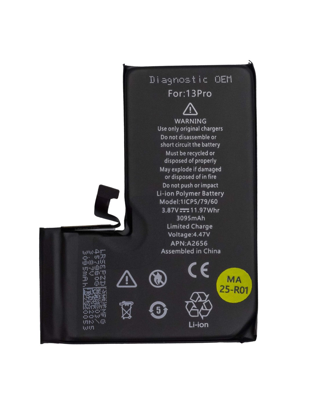 iPhone 13 Pro - Diagnostiskt OEM Batteri