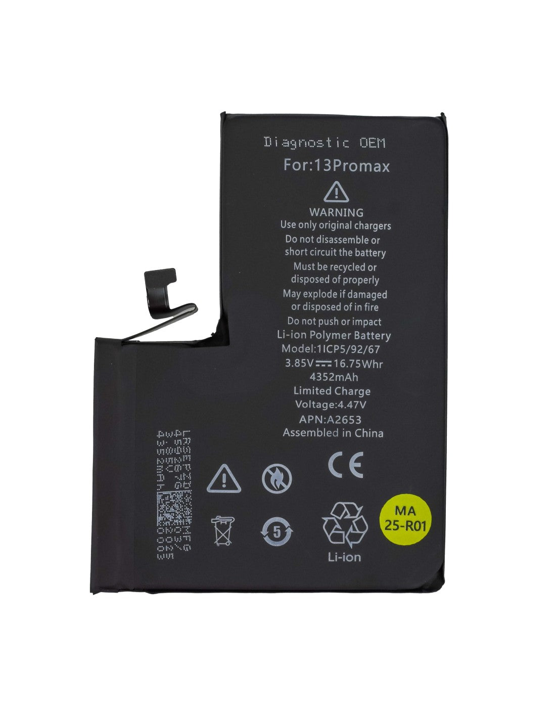 iPhone 13 Pro Max - Diagnostiskt OEM Batteri
