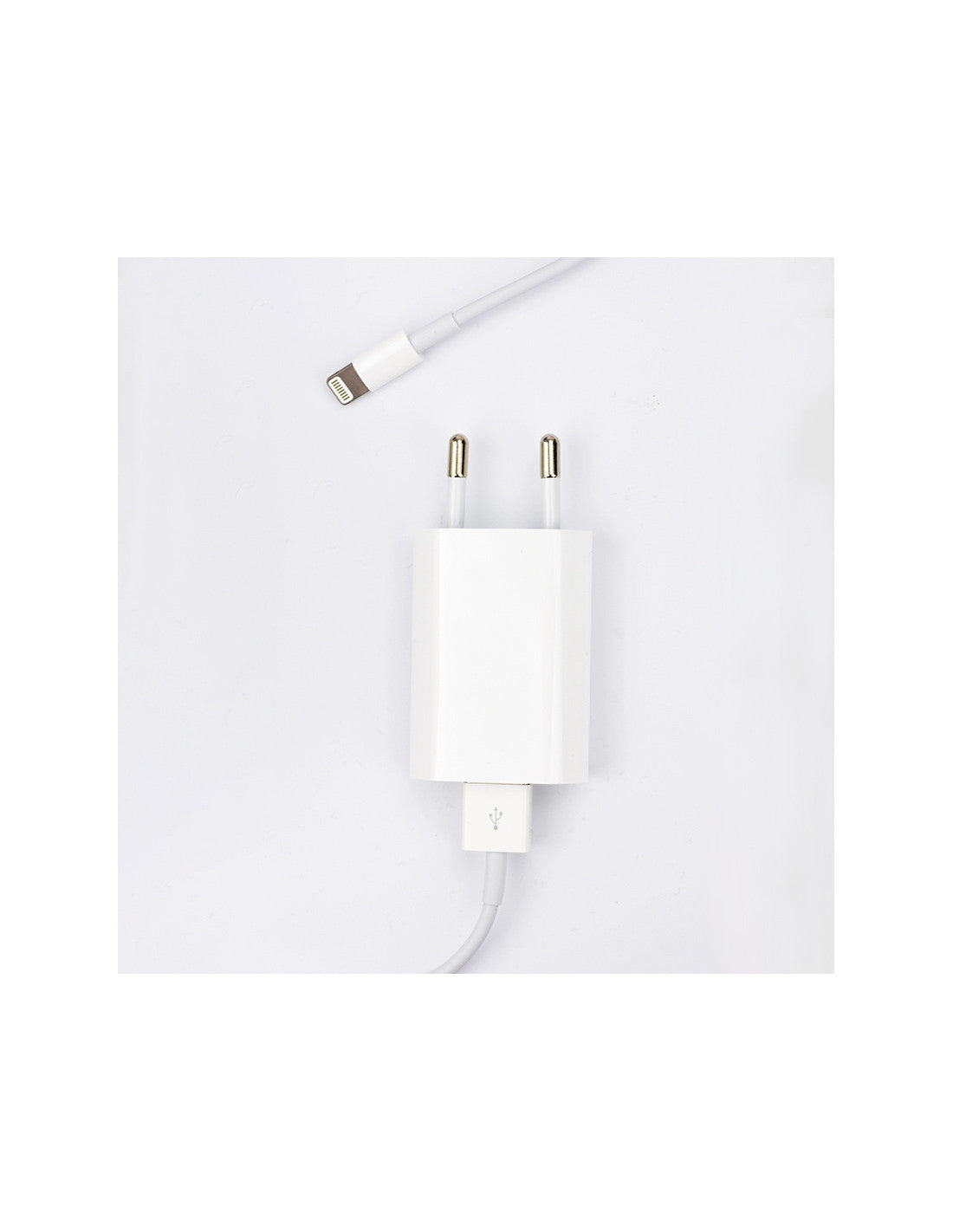 5w Adapter USB for iPhone - White - Compatible Quality