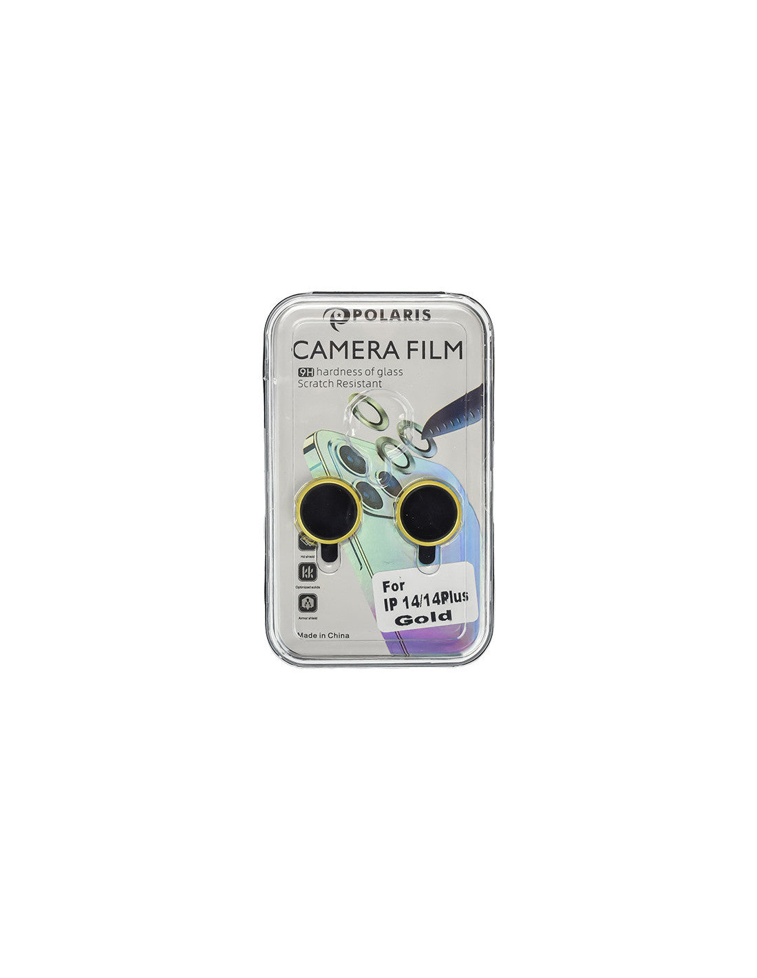 iPhone 14 / iPhone 14 Plus - Gold - Premium Camera Lens Protection Set