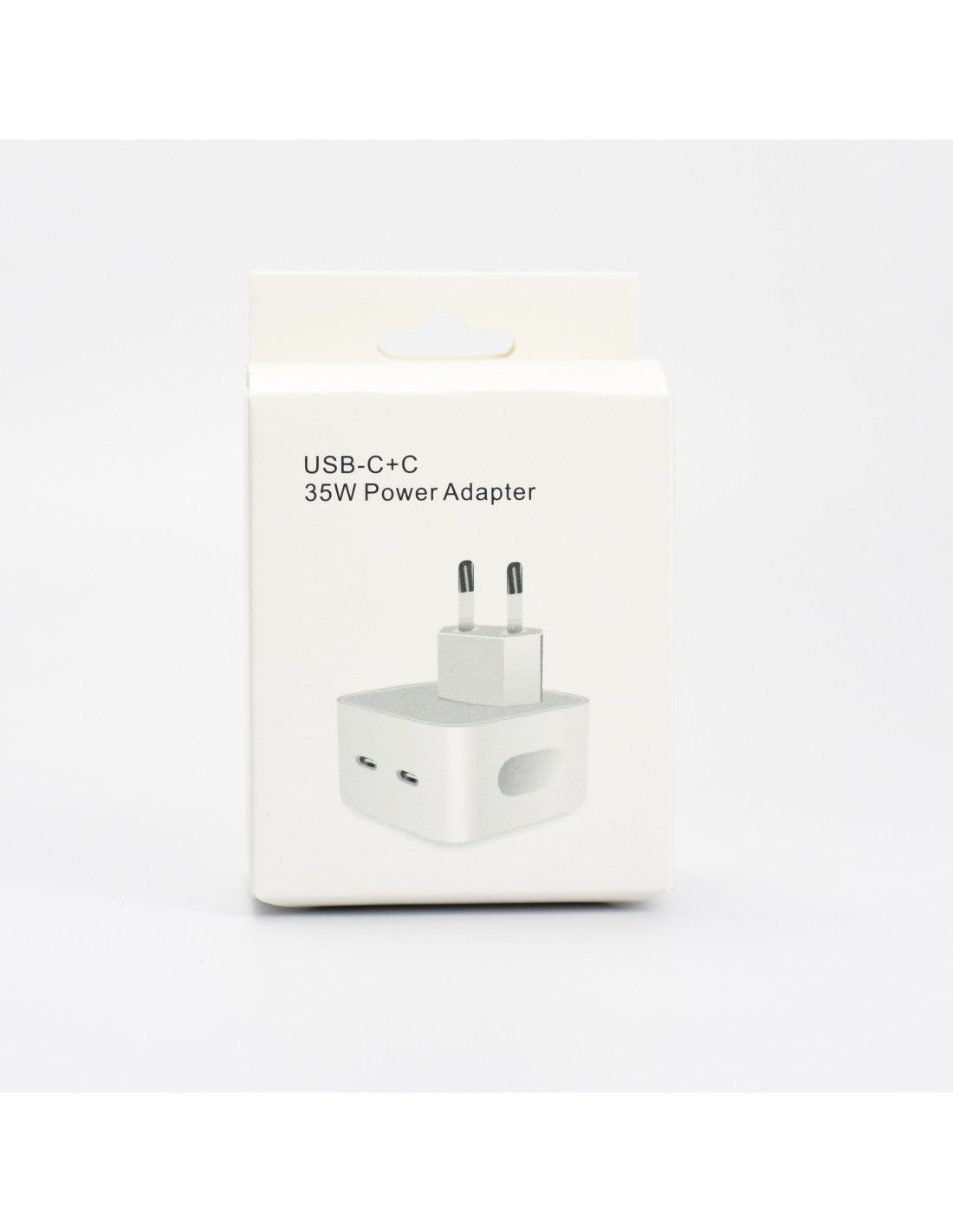 Packad 35W Strömadapter – OEM-kvalitet (2 x USB-C) – EU