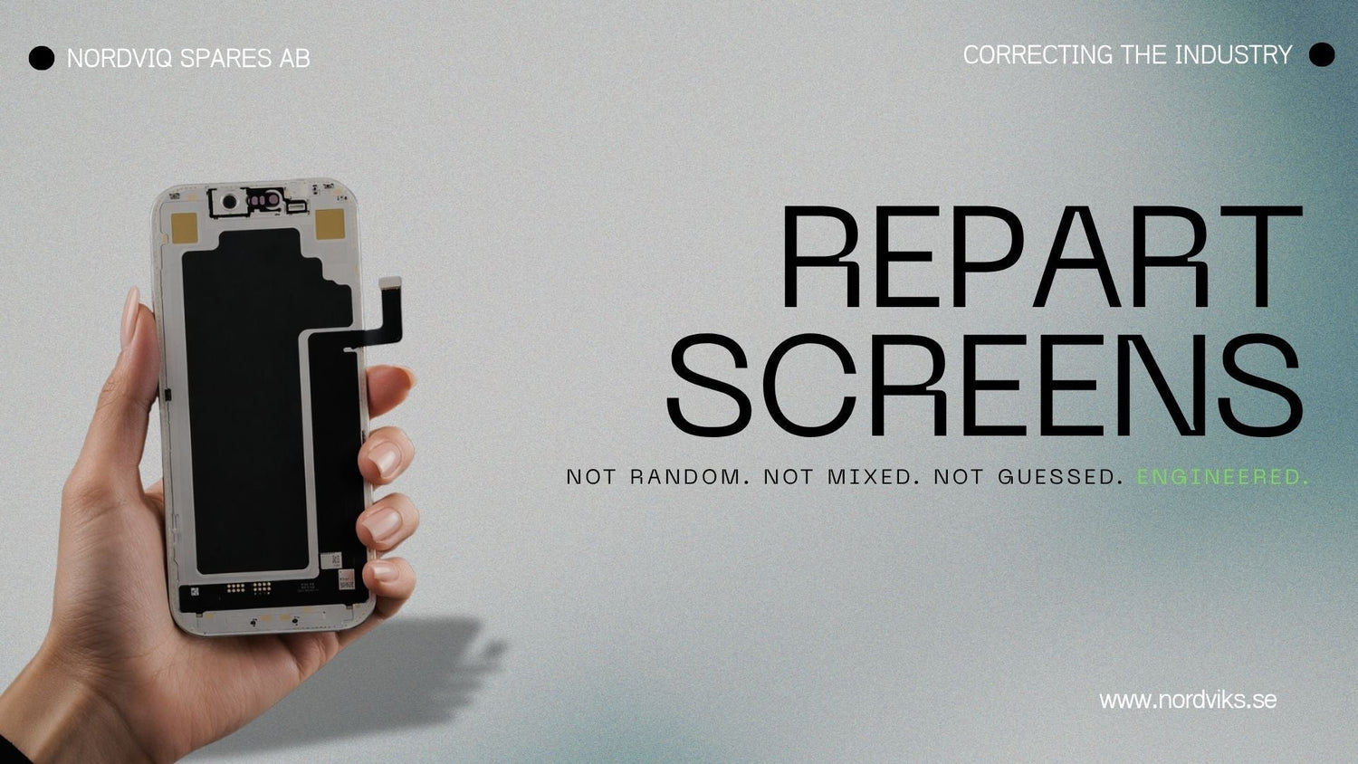 REPART Screens Explained