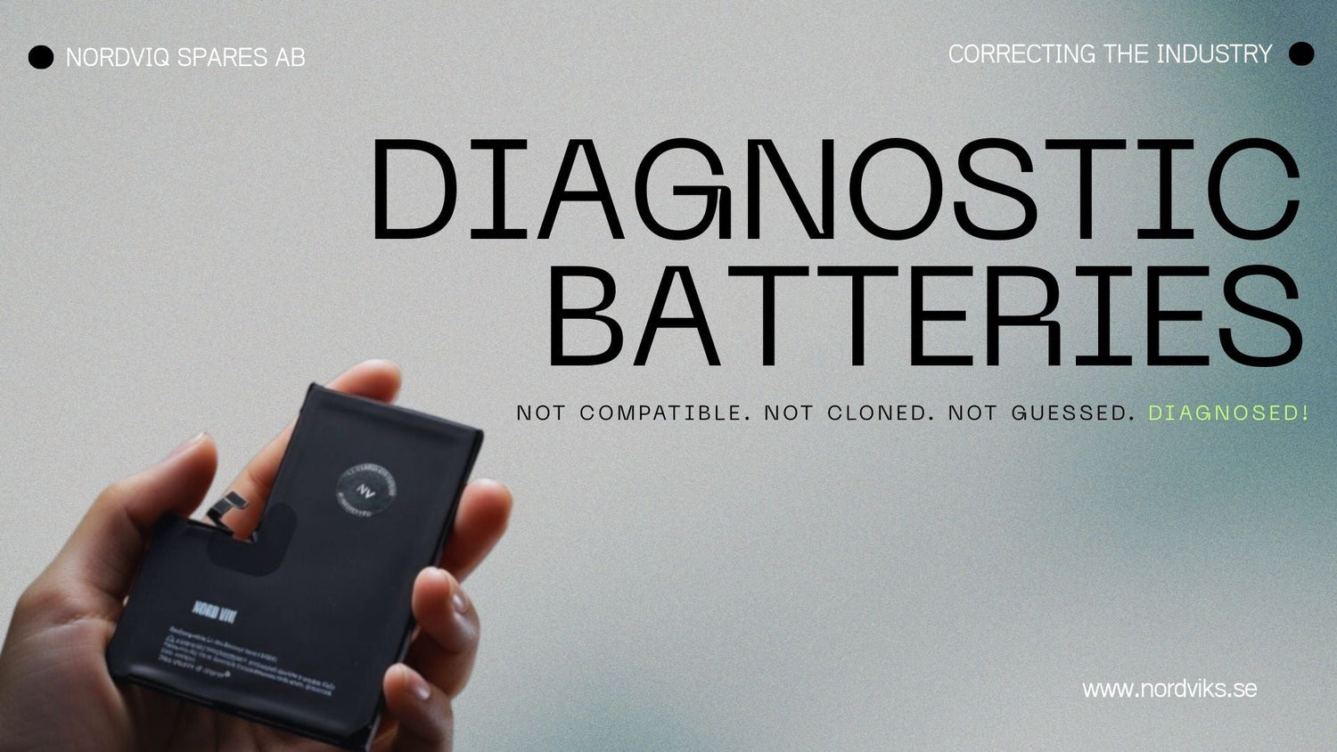 Europe's First True Diagnostic iPhone Batteries