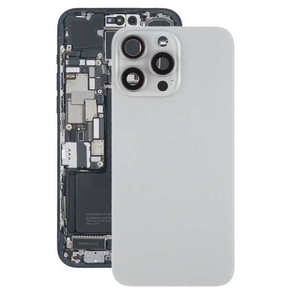 OEM iPhone 15 Pro Battery Back Cover with Camera Lens Cover + MagSafe Magnet