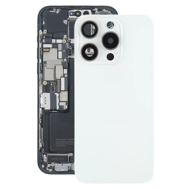 OEM iPhone 15 Pro Max Battery Back Cover with Camera Lens Cover + MagSafe Magnet