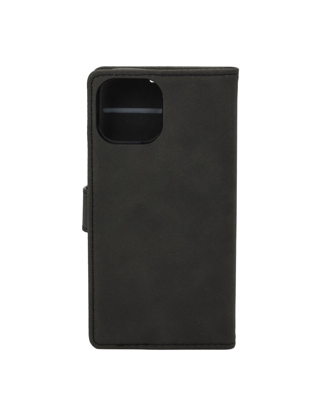 iPhone 12 Mini Wallet Case w/Buckle Black