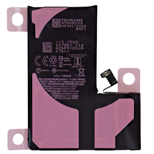 iPhone 14 Pro Battery Diagnostic OEM Message Genuine