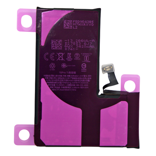 iPhone 15 Pro Battery Diagnostic OEM Message Used