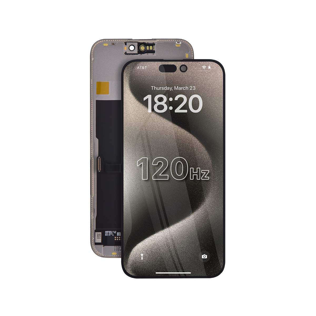 iPhone 15 Pro Max Display Soft OLED Repart Prime 120HZ – Nordvik