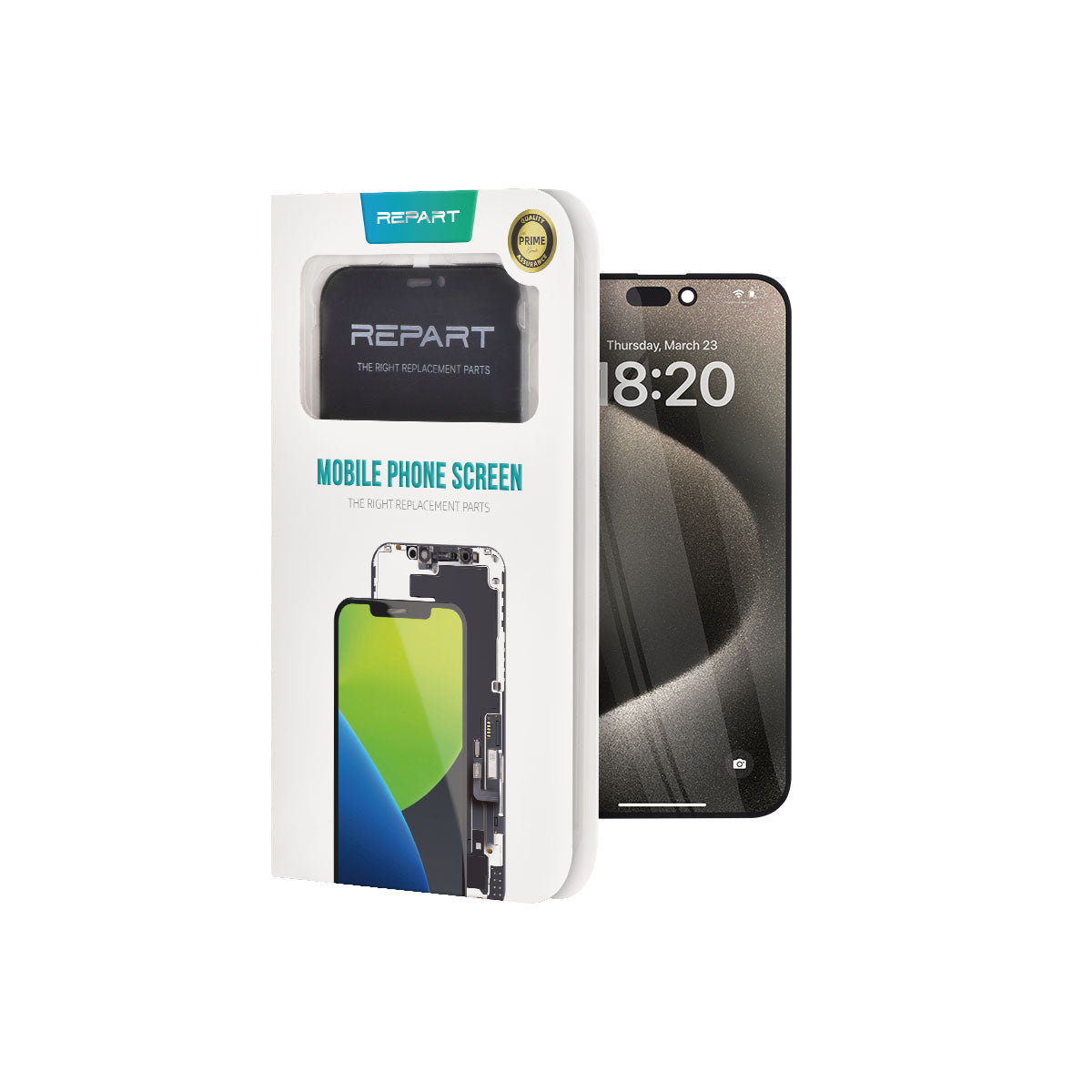 iPhone 15 Pro Max Display Soft OLED Repart Prime 120HZ