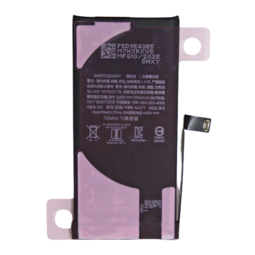 iPhone 12 Mini Battery Diagnostic OEM Message Used