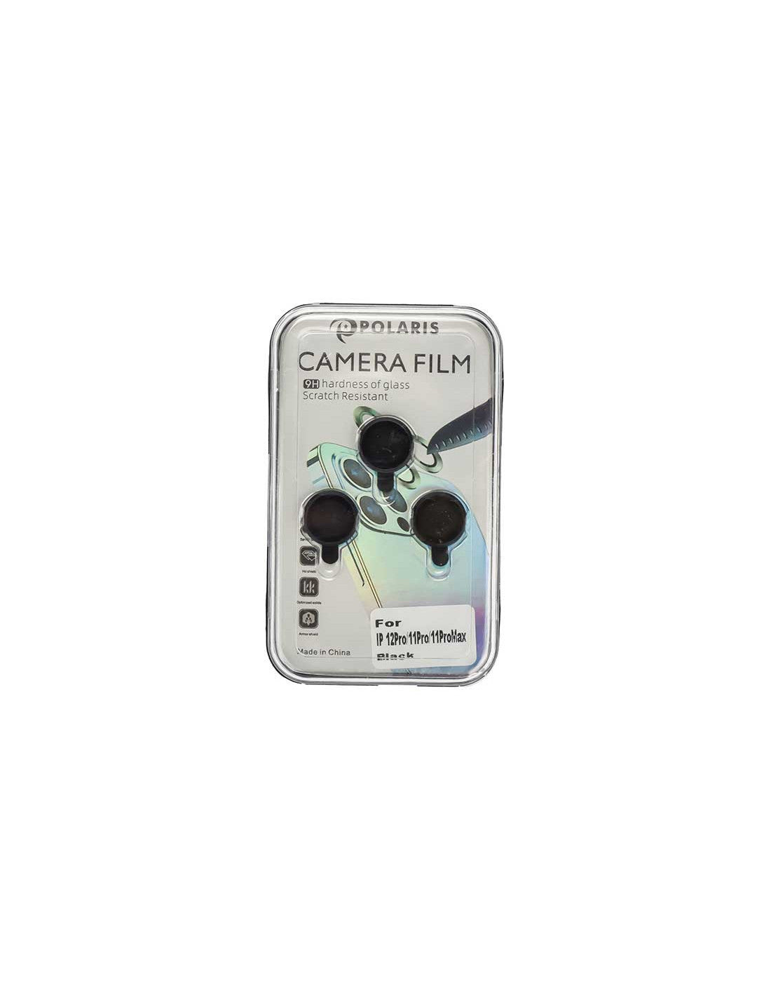 iPhone 11 Pro / 11 Pro Max / 12 Pro - Black - Premium Camera Lens Protection Set