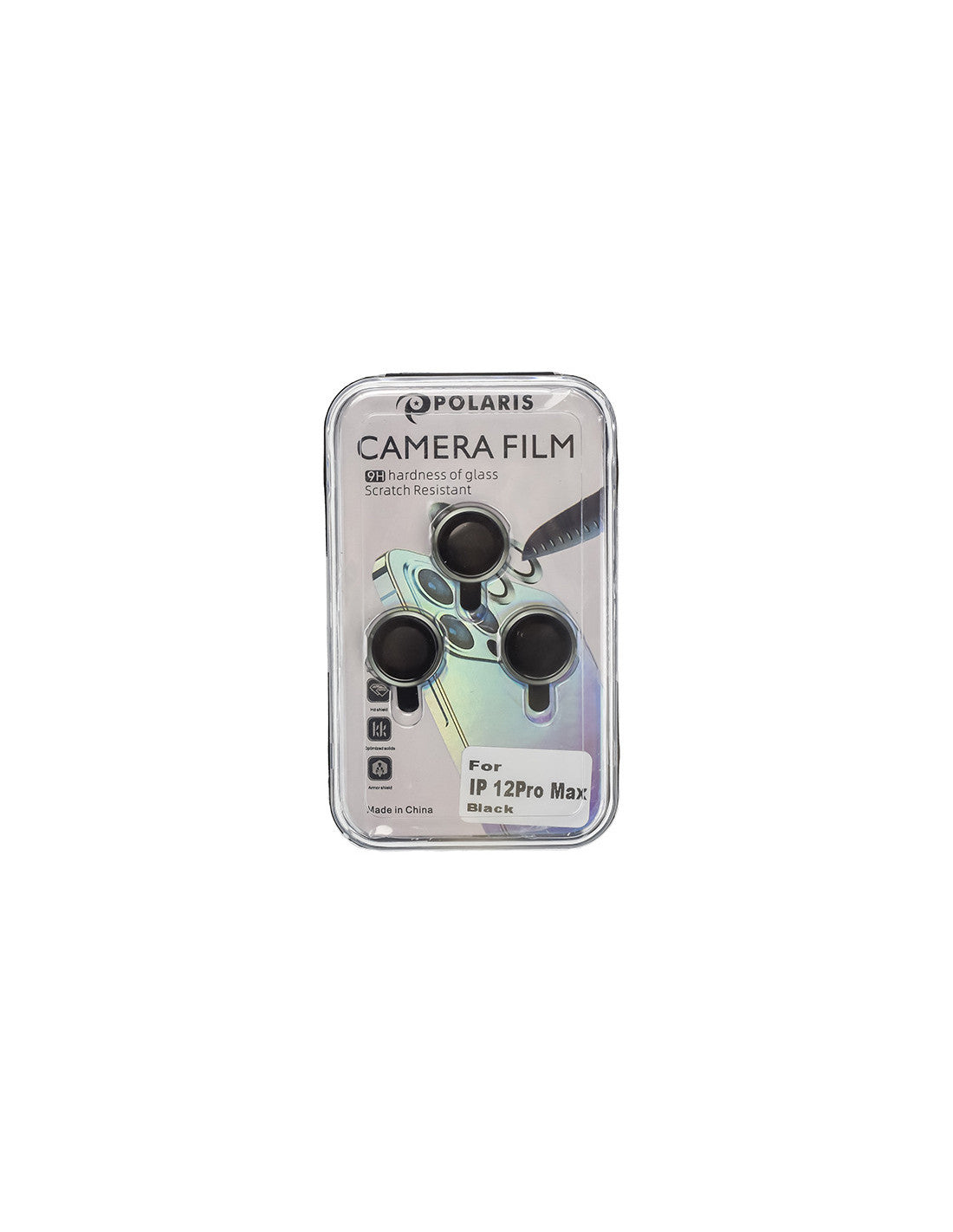 iPhone 12 Pro Max - Black - Premium Camera Lens Protection Set