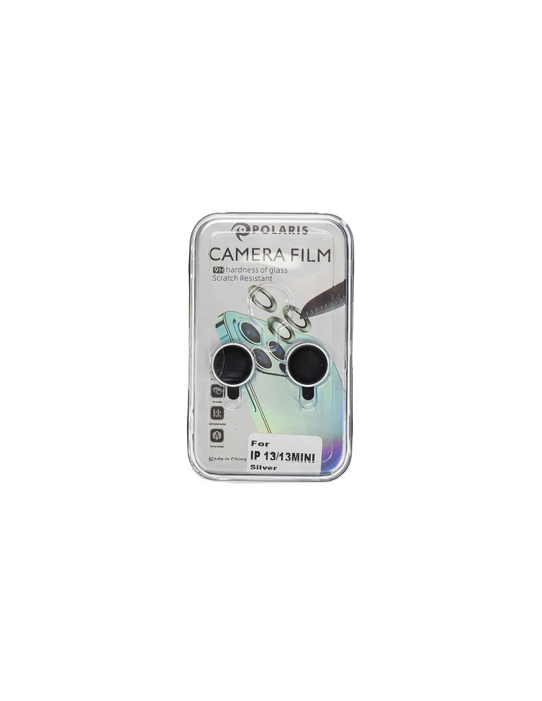 iPhone 13 Mini / 13 - Silver - Premium Camera Lens Protection Set