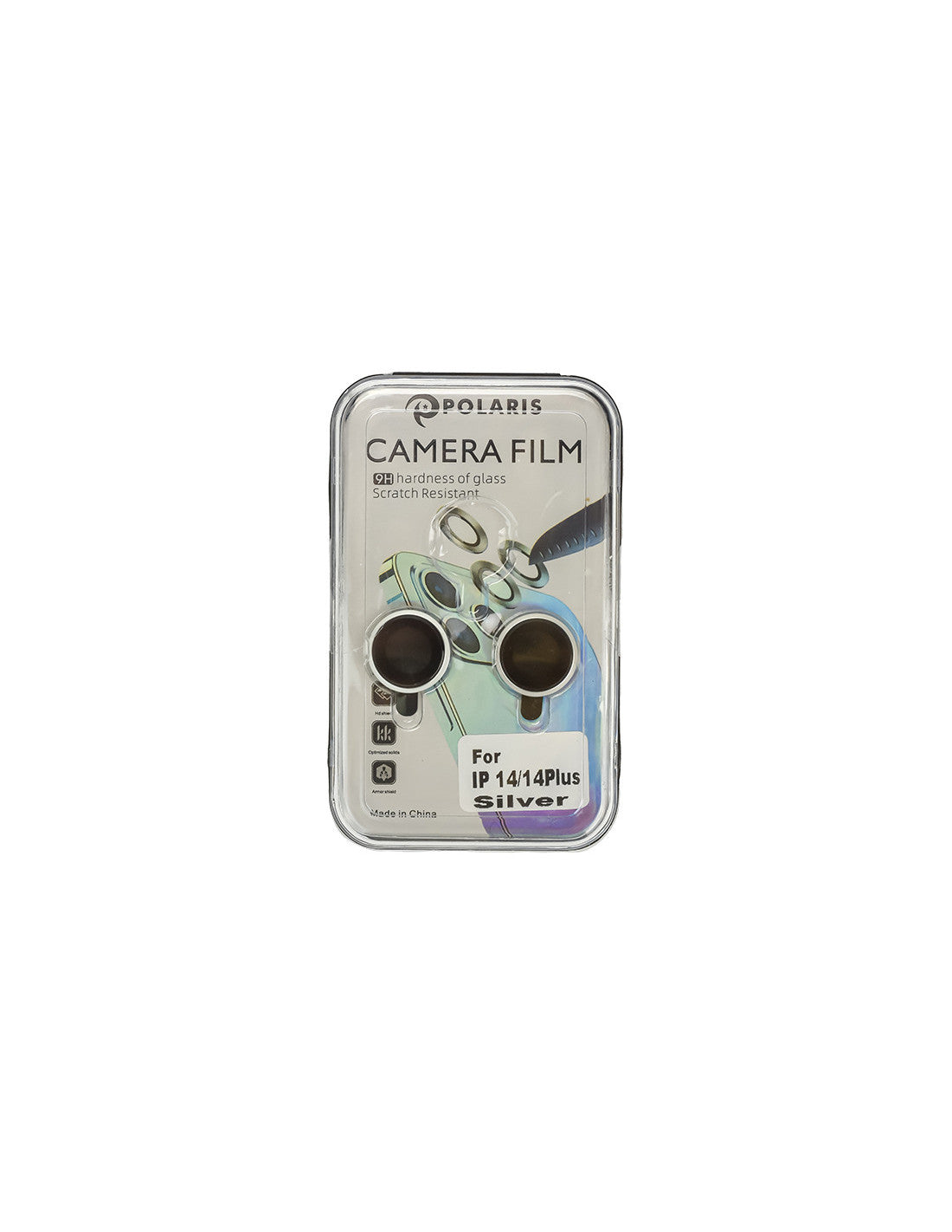 iPhone 14 / iPhone 14 Plus - Silver - Premium Camera Lens Protection Set