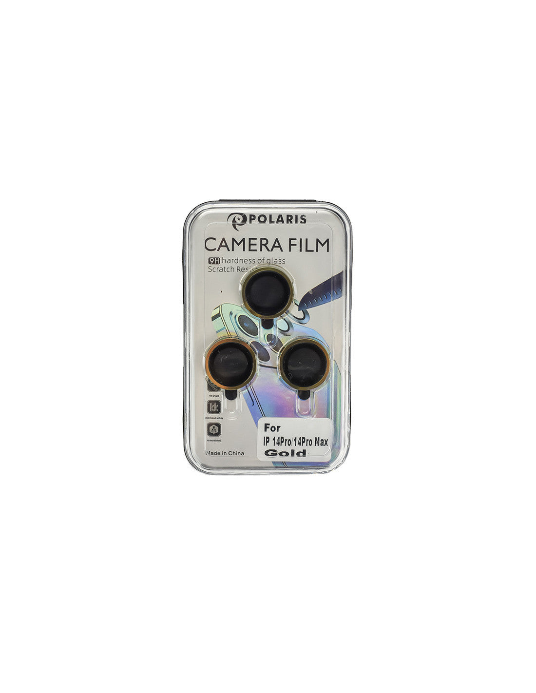 iPhone 14 Pro / 14 Pro Max - Gold - Premium Camera Lens Protection Set