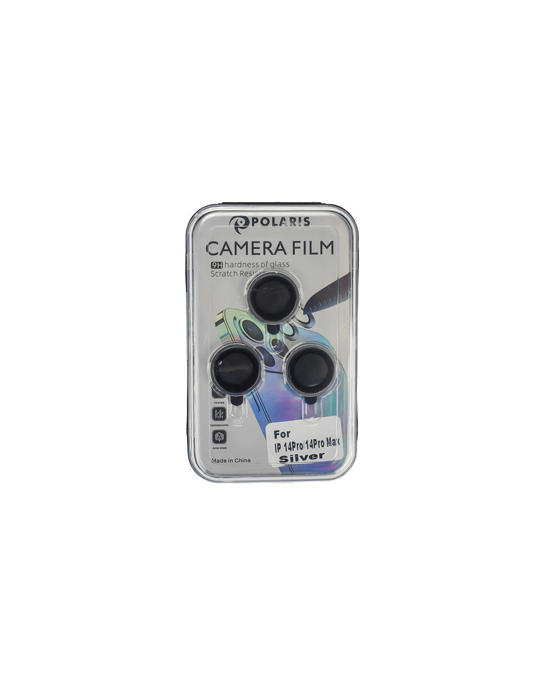 iPhone 14 Pro / 14 Pro Max - Silver - Premium Camera Lens Protection Set